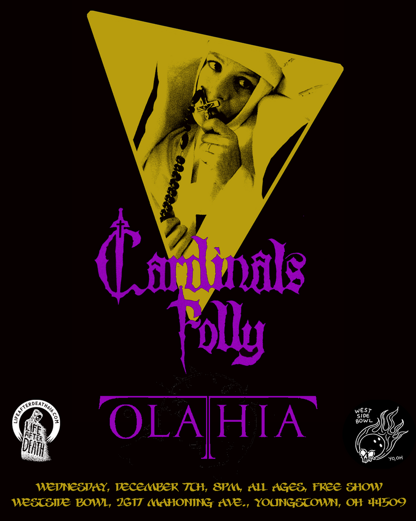 Cardinals Folly at Westside Bowl, December 7th!