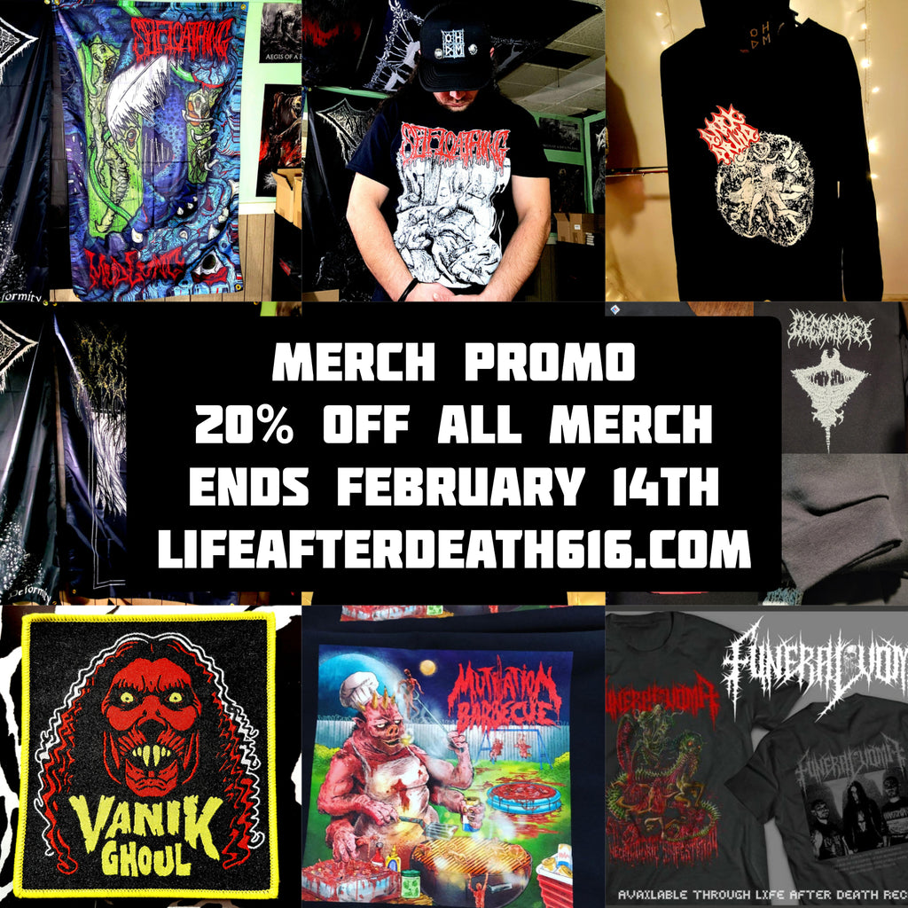 20% off merch items!