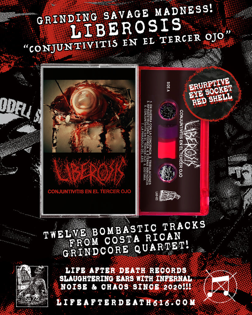 Liberosis - "Conjuntivitis En El Tercer Ojo" preorder on Bandcamp!
